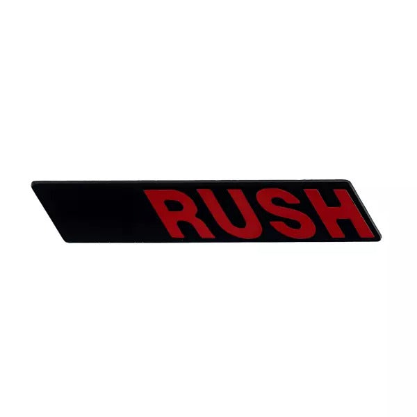 Scritta "RUSH" Bauletto Vespa PK Rush