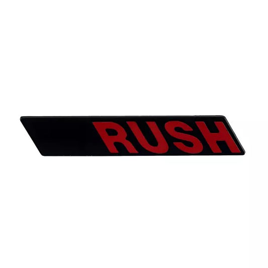 Scritta "RUSH" Bauletto Vespa PK Rush