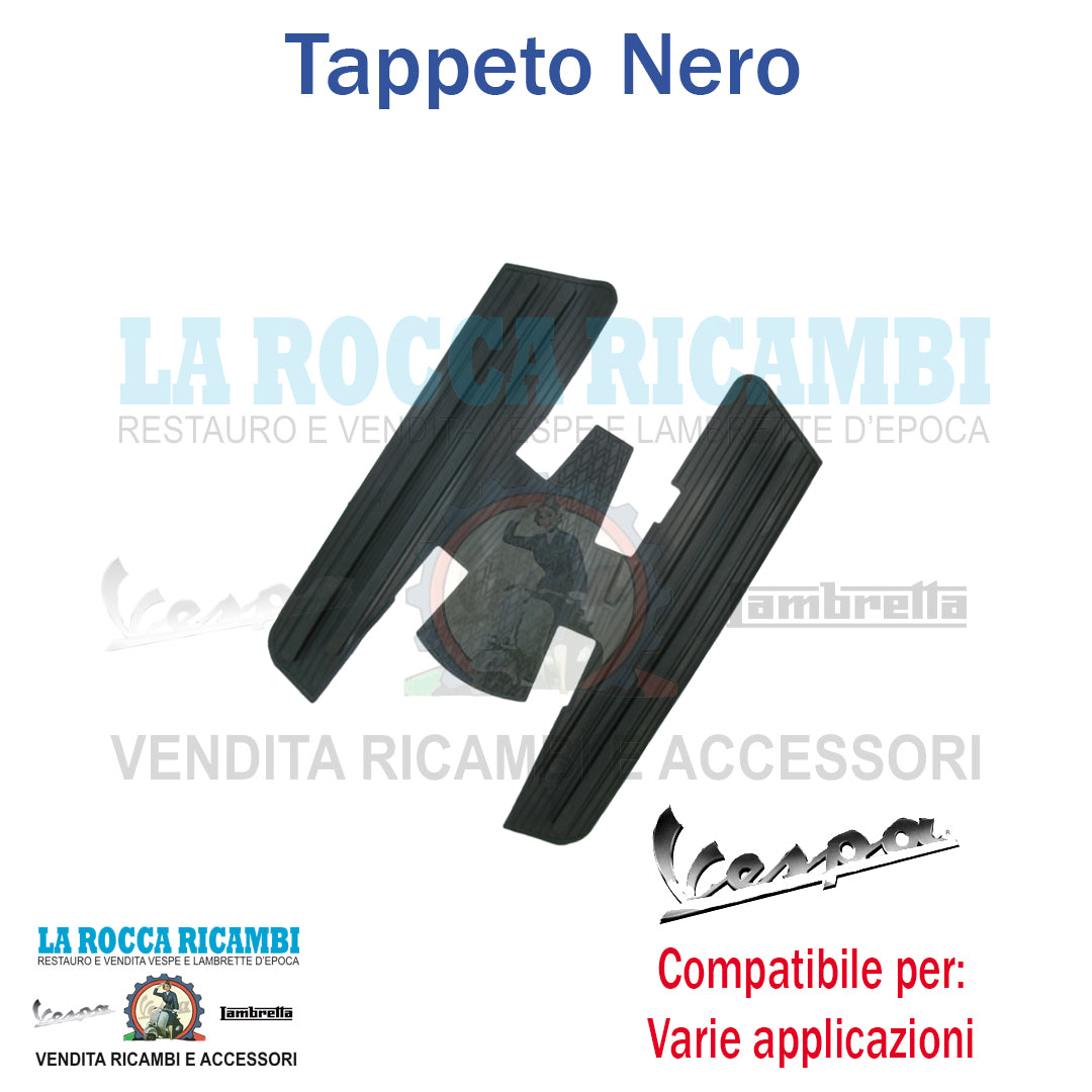 Tappeto Vespa VBB - TS - GTR - SPRINT [NERO]