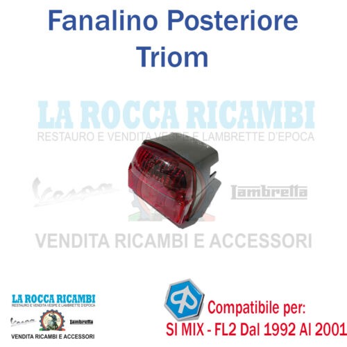Fanalino Posteriore Nero Piaggio SI MIX - FL2 DAL 1991/197