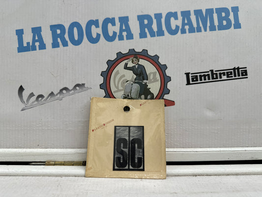 Scritta Adesiva "SC" parafango posteriore PIAGGIO SC
