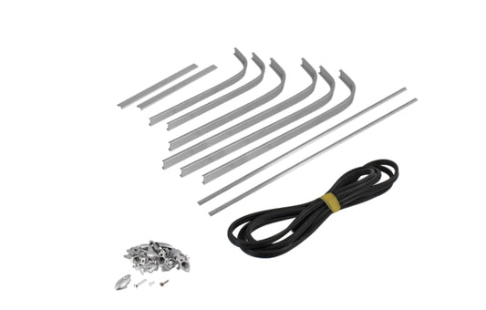 Kit Listelli Pedana Vespa 125 VM1T-VM2T dal 1953 al 1954 (9 Listelli)