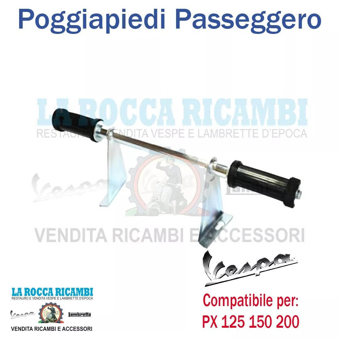 Poggiapiede Passeggero Vespa 125 150 200  PX - GL - SS - ET3 SUPER SPRINT