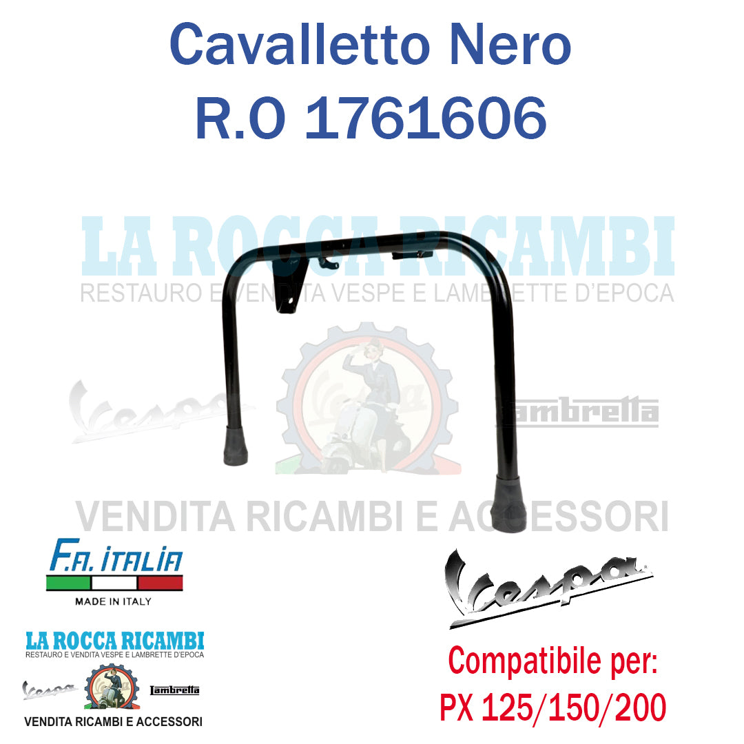 Cavalletto Centrale Nero Vespa PX 125/150/200