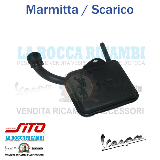 Marmitta / Scarico Vespa GL (VLA) Dal 1959 Al 1965 - Sito
