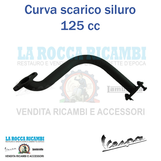 Collettore Scarico Marmitta a Siluro Vespa 125 PRIMAVERA / ET3