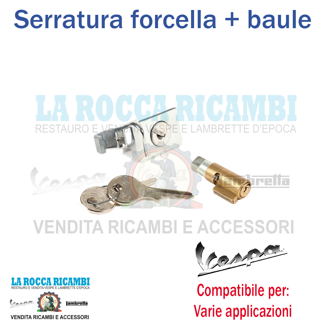Kit Doppia Serratura Vespa 50 125 150 200 PX-TS-GTR-SPRINT VELOCE  ET3