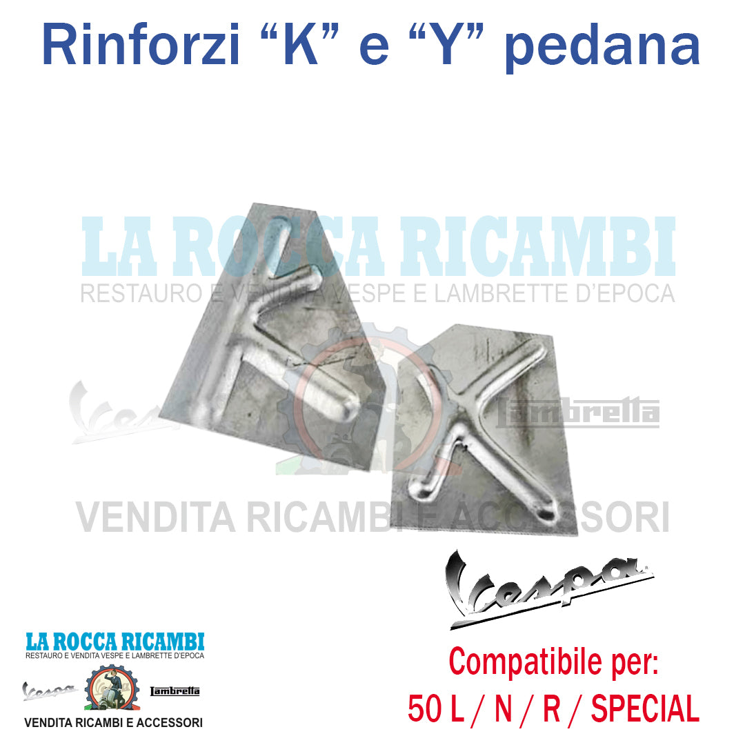 COPPIA Rinforzi Kappa Vespa 50 L / N / R - SPECIAL ET3 PRIMAVERA