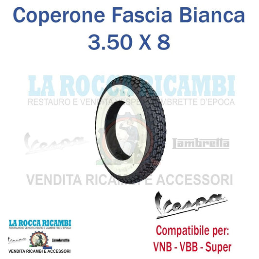 Copertone UNILLI Fascia Bianca 3.50 x 8
