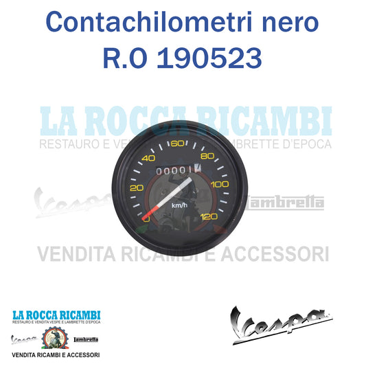 Contachilometri con ghiera nera Vespa PX 125 / 150 R.O 190523