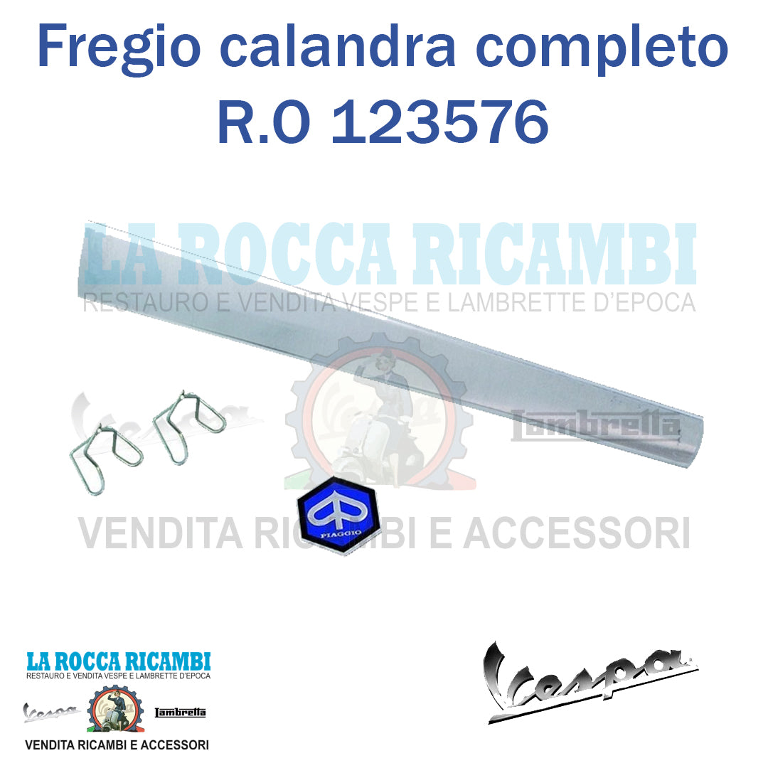 Fregi Modanatura Calandra Vespa 50 SPECIAL - ELESTART - R.O 123576