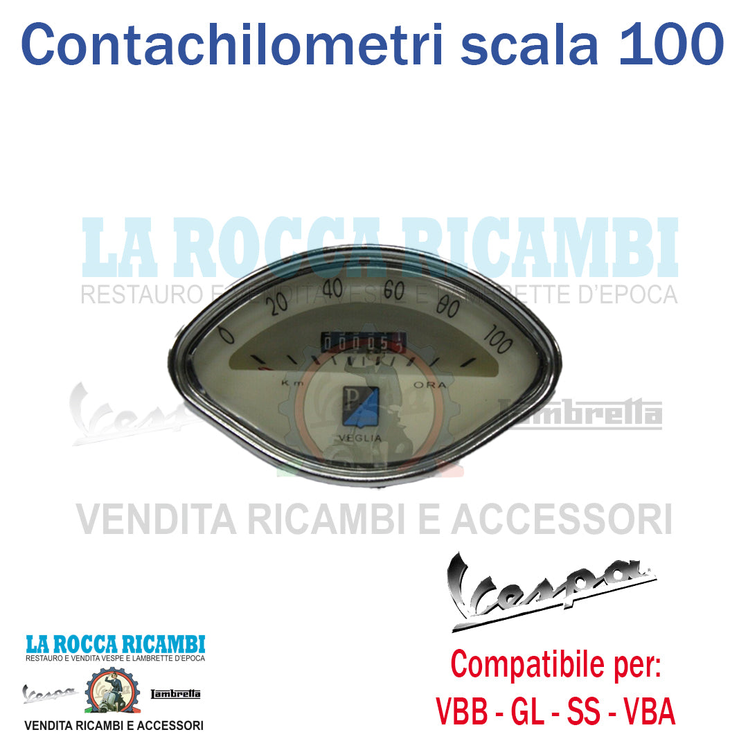 Contachilometri Vespa VBB - GL - SPRINT Scala 100 KMH