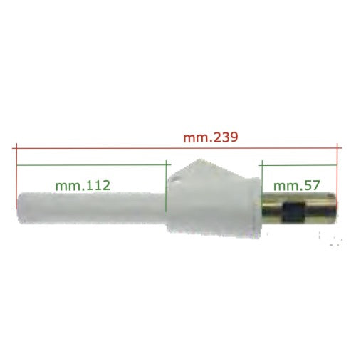 Tubo Comando Cambio 4 Marce 24 cm Vespa SS 50/90 - R.O 101537