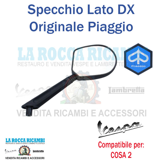 Specchio DX Vespa COSA 2 Dal 1991 Al 1997