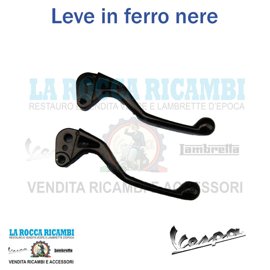 Leve Freno e Frizione Vespa PK S / PK XL In Ferro Nere