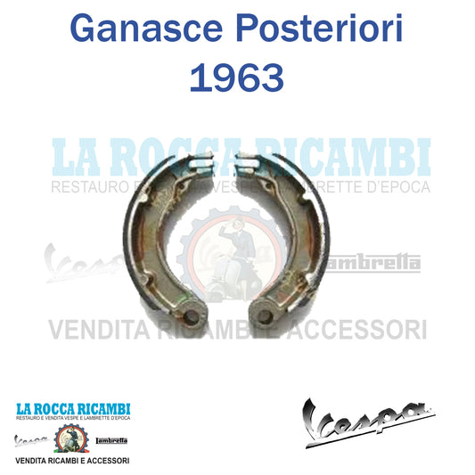 Ganasce Freno Posteriore Vespa 1963  VNB5 - VBB2