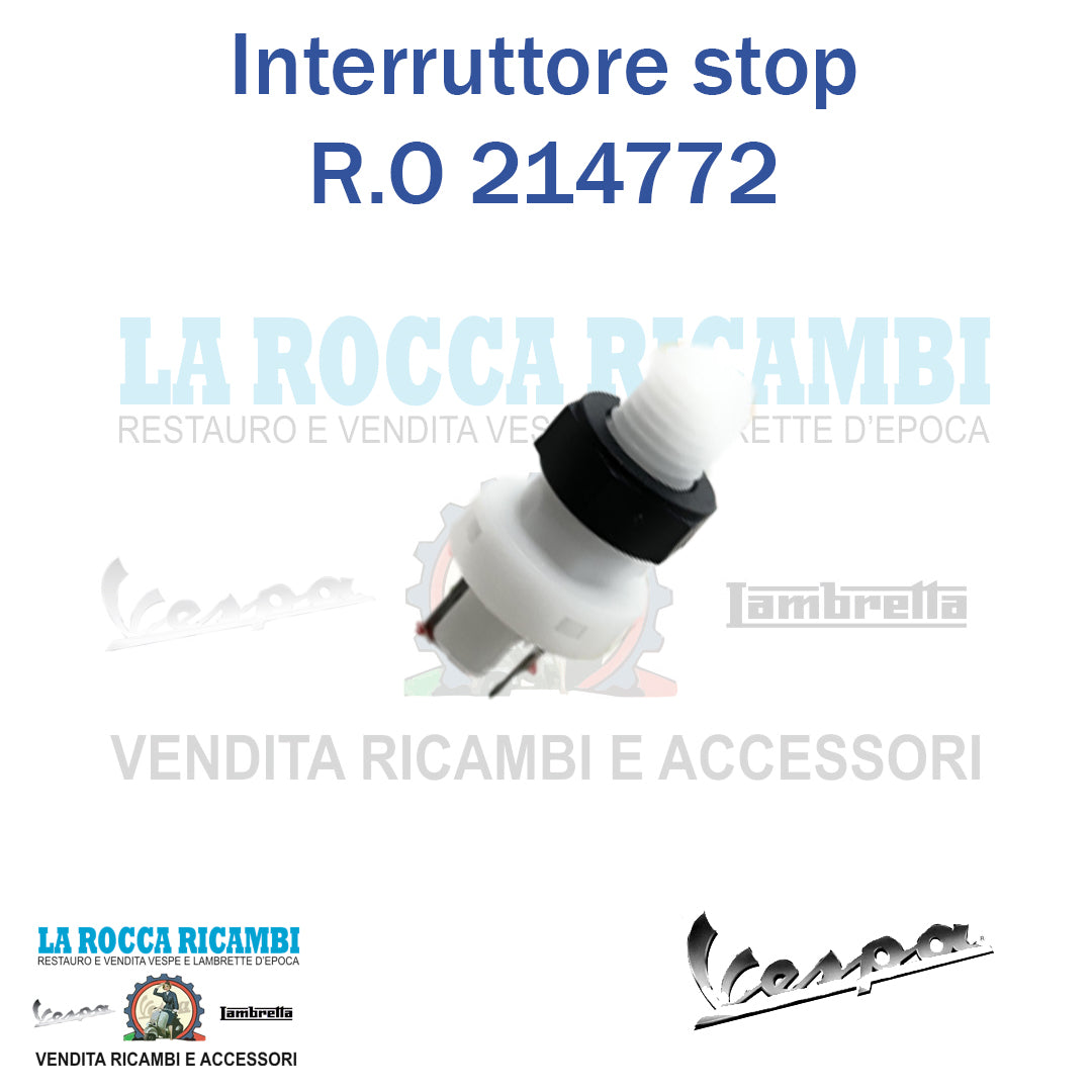 Interruttore pulsante stop Vespa COSA - R.O 214772