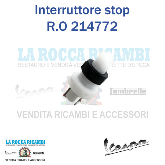 Interruttore pulsante stop Vespa COSA - R.O 214772