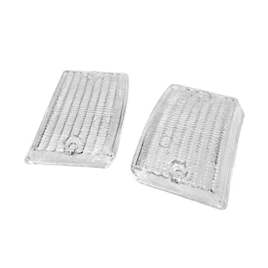 Plastiche frecce anteriori Bianche Trasparenti Vespa PK S 50 / 125
