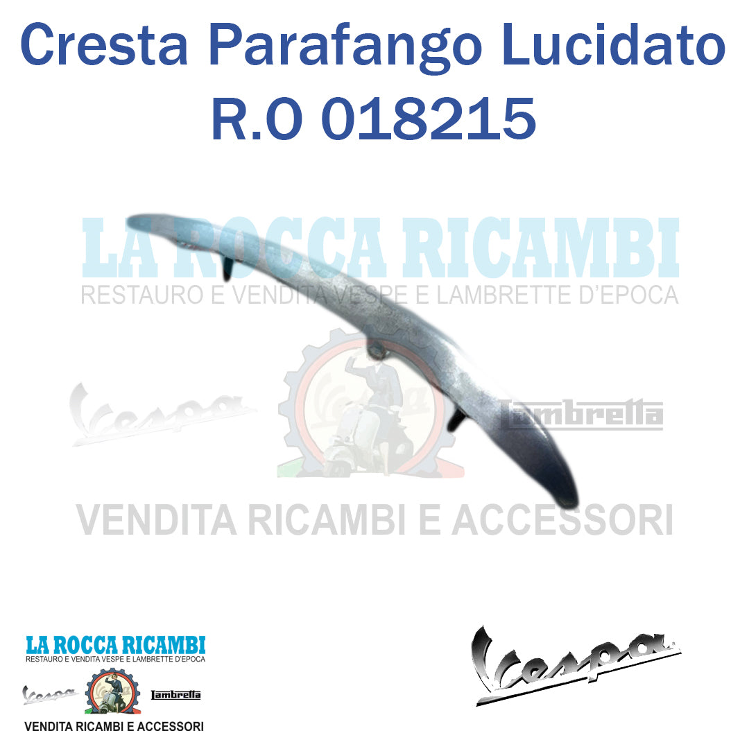 Cresta Parafango Vespa VM2 - Dal 1954 al 1957 (Filettatura Sottile) R.O 018215