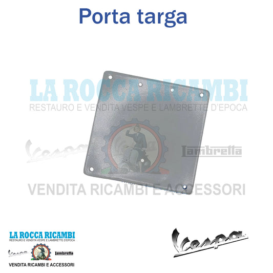 Portatarga VESPA VBB-VNB-VNA-VBA - Faro Basso