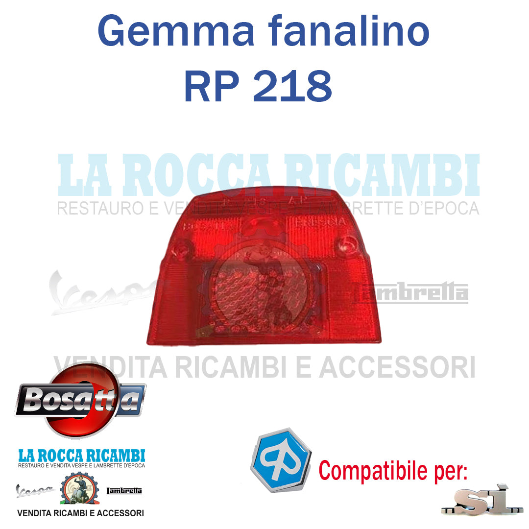 Plastica Fanalino Posteriore PIAGGIO SI Serie 1