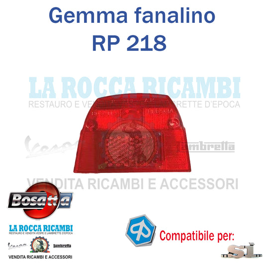 Plastica Fanalino Posteriore PIAGGIO SI Serie 1