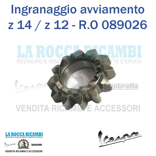 Ingranaggio Avviamento Vespa VBA - VNB1/2/3 - VNA Z12 A Z 14 - 21,8 MM