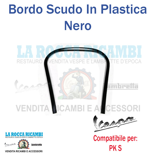 Bordo Scudo In Plastica Nero Vespa PK S
