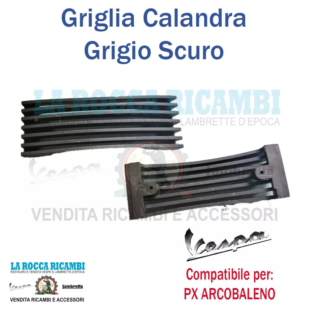 Griglia Calandra Nasello 117x42mm Vespa PX Arcobaleno [Grigia] R.O 564221-219119