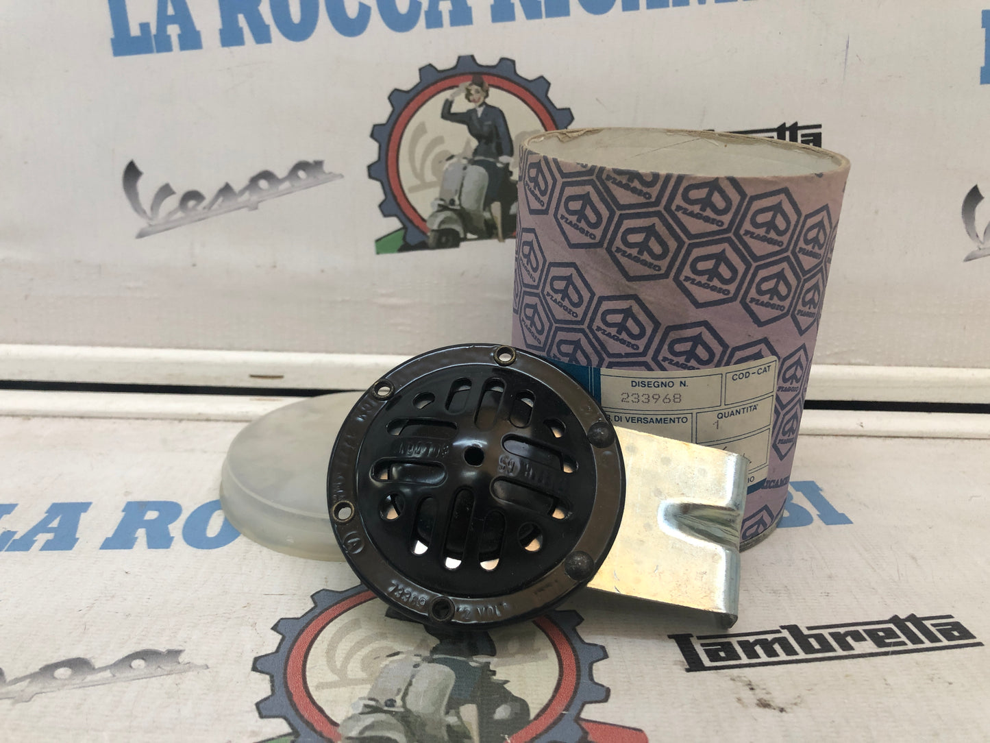 Clacson 12 V Vespa PK 50/125 XL - RUSH - ETS - HP - V  - Originale PIAGGIO