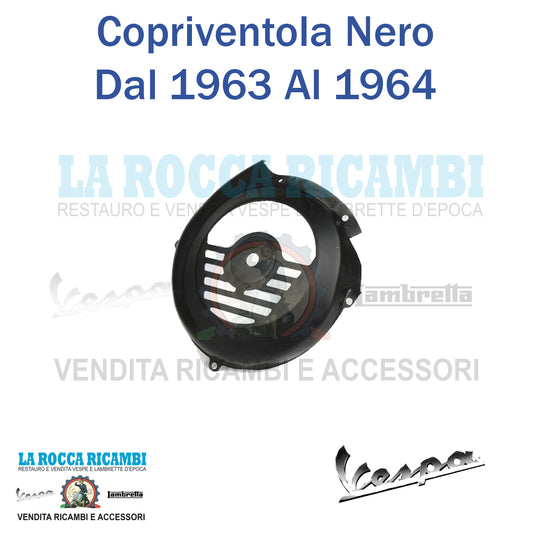 Copriventola Nero Vespa 50 Serie 1 Dal 1963 Al 1964