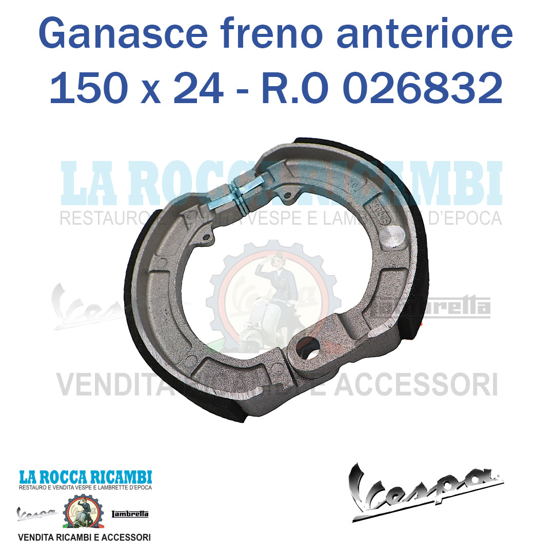 Ganasce Freno Anteriori Vespa TS/GTR/SPRINT V./RALLY/SS - R.O 026832