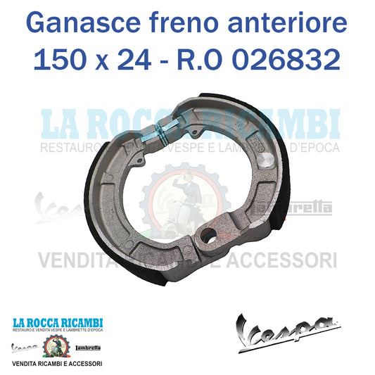 Ganasce Freno Anteriori Vespa TS/GTR/SPRINT V./RALLY/SS - R.O 026832