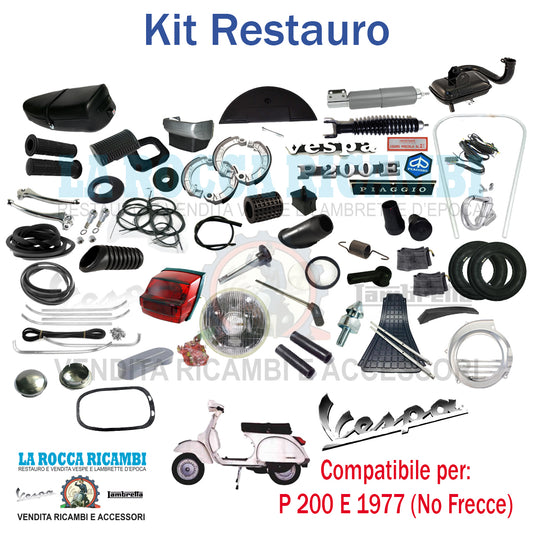 Kit Restauro Completo Vespa P 200 E (No Frecce)