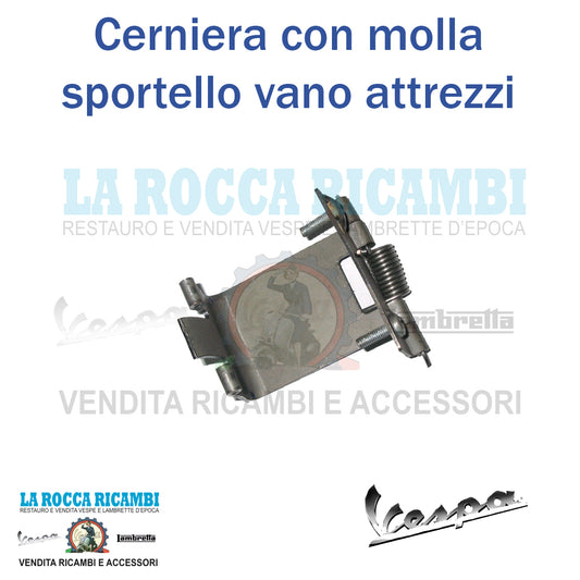 Cerniera con molla per sportello attrezzi Vespa GS 160
